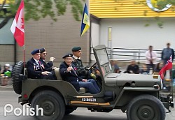 Morden's Corn and Apple Festival parade. My grandfather and the surviving veterans at the time.