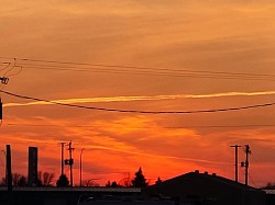 Something Manitoba has (among other places obviously) is beautiful red skied sunsets.