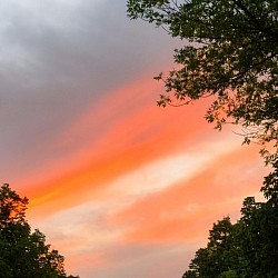 The evening can be a sight to behold